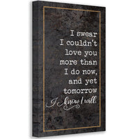 I Swear - Canvas