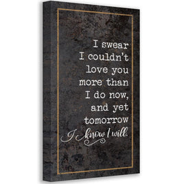 I Swear - Canvas