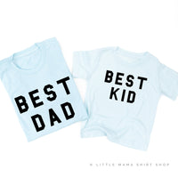 Best Dad / Kid - Set of 2 Tees