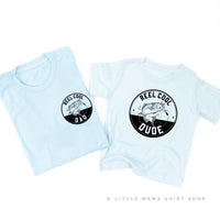 Reel Cool Dad (pocket) / Dude - Set of 2 Tees