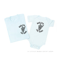 Dad To The Bone / Rad To The Bone - Set of 2 Matching Tees