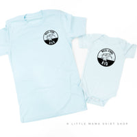 Reel Cool Dad (pocket) / Kid - Set of 2 Tees