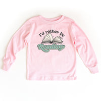 I'd Rather Be Reading - Child Long Sleeve Tee
