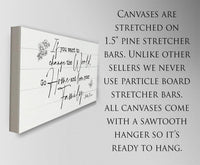 If You Want To Change The World - Canvas