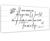 If You Want To Change The World - Canvas