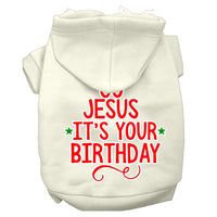Christmas Pet Hoodie "Go Jesus, It's Your Birthday"