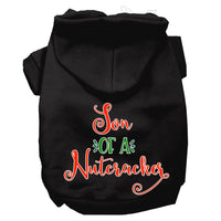 Christmas Pet Hoodie Screen Printed, "Son Of A Nutcracker"