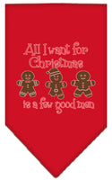 Christmas Pet Bandana "All I Want For Christmas Is A Few Good Men"