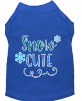 Christmas Pet Shirt "Snow Cute"