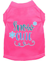 Christmas Pet Shirt "Snow Cute"