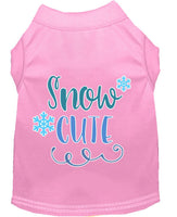 Christmas Pet Shirt "Snow Cute"