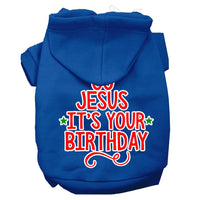 Christmas Pet Hoodie "Go Jesus, It's Your Birthday"