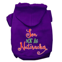 Christmas Pet Hoodie Screen Printed, "Son Of A Nutcracker"