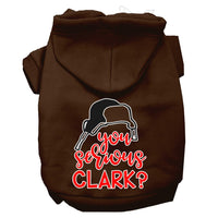 Christmas Pet Hoodie Screen Printed, "You Serious Clark?"