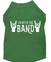 Pet Shirt "I'm With The Band"
