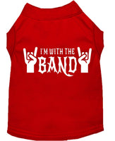 Pet Shirt "I'm With The Band"