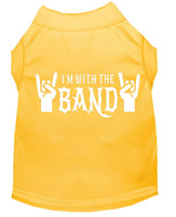 Pet Shirt "I'm With The Band"