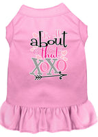 Pet Dress Screen Printed, "All About That XOXO"