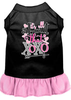 Pet Dress Screen Printed, "All About That XOXO"