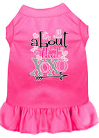 Pet Dress Screen Printed, "All About That XOXO"