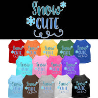 Christmas Pet Shirt "Snow Cute"
