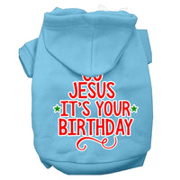 Christmas Pet Hoodie "Go Jesus, It's Your Birthday"