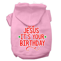 Christmas Pet Hoodie "Go Jesus, It's Your Birthday"