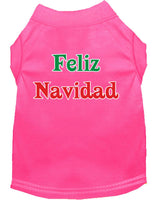 Christmas Pet Shirt, "Feliz Navidad"