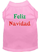 Christmas Pet Shirt, "Feliz Navidad"