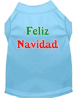 Christmas Pet Shirt, "Feliz Navidad"