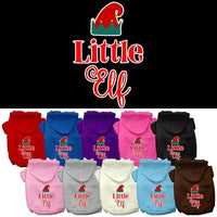 Christmas Pet Hoodie Screen Printed, "Little Elf"