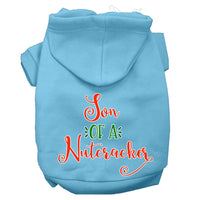 Christmas Pet Hoodie Screen Printed, "Son Of A Nutcracker"