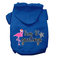 Christmas Pet Hoodie Screen Printed, "Seas & Greetings"