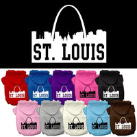 Pet Hoodie "St. Louis Skyline"