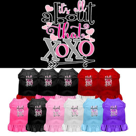 Pet Dress Screen Printed, "All About That XOXO"