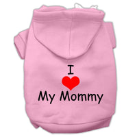 Pet Hoodie "I Love My Mommy"