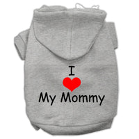 Pet Hoodie "I Love My Mommy"