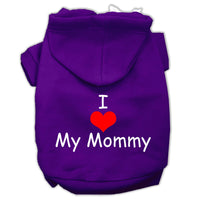 Pet Hoodie "I Love My Mommy"