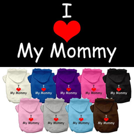 Pet Hoodie "I Love My Mommy"