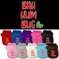Christmas Pet Hoodie Screen Printed, "Bah Humbug"