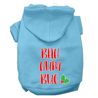Christmas Pet Hoodie Screen Printed, "Bah Humbug"