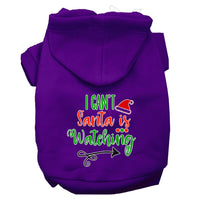 Christmas Pet Hoodie "I Can't, Santa Is Watching"