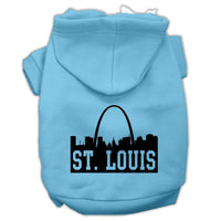 Pet Hoodie "St. Louis Skyline"