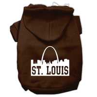 Pet Hoodie "St. Louis Skyline"