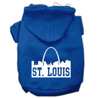 Pet Hoodie "St. Louis Skyline"