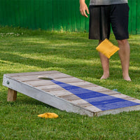 Blue Arrow - Cornhole Board Wrap - Set of 2