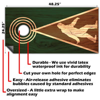 Legend Bigfoot - Cornhole Board Wrap - Set of 2