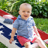 Stars and Stripes - Cornhole Board Wrap - Set of 2