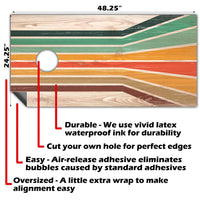 Carnival Slide - Cornhole Board Wrap - Set of 2
