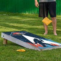 UFO and Big Foot - Cornhole Board Wrap - Set of 2